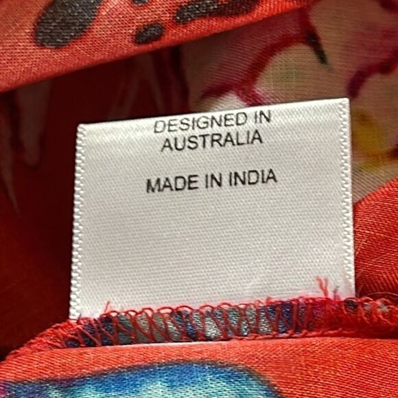 LULA SOUL RED FLORAL BLOUSE - Picture 10 of 11